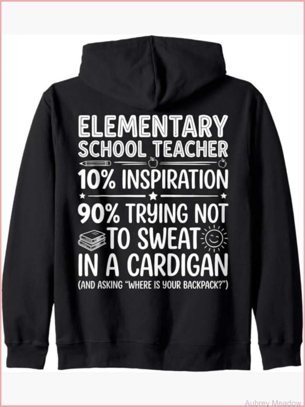 Funny Teacher Zip Hoodie - Art Graphic Pullover for Educators